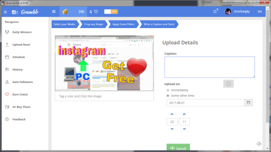 Gramblr Scheduled Post